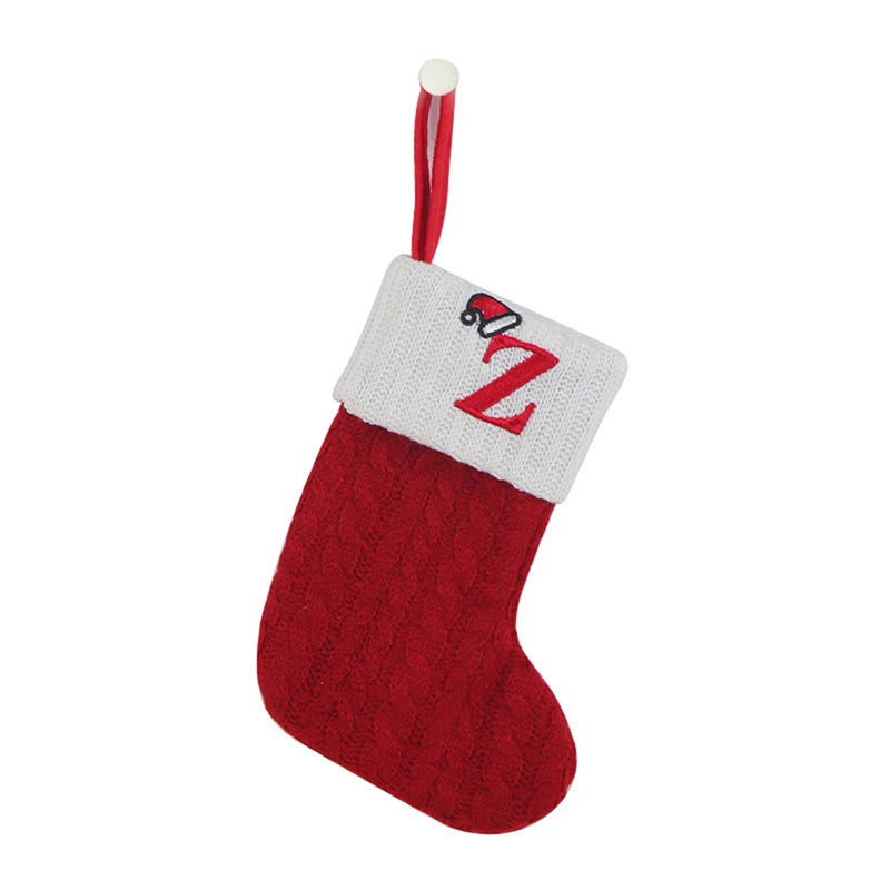 Chaussette de Noël à suspendre avec lettre