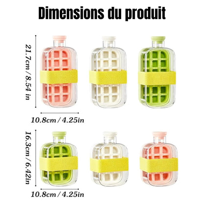 IceBottle™ Bouteille avec Compartiment à Glaçons