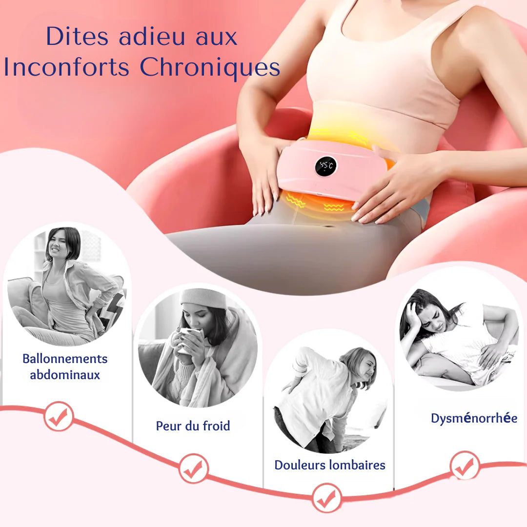 Ceinture Chauffante Élégance – Chaleur Douce au Quotidien
