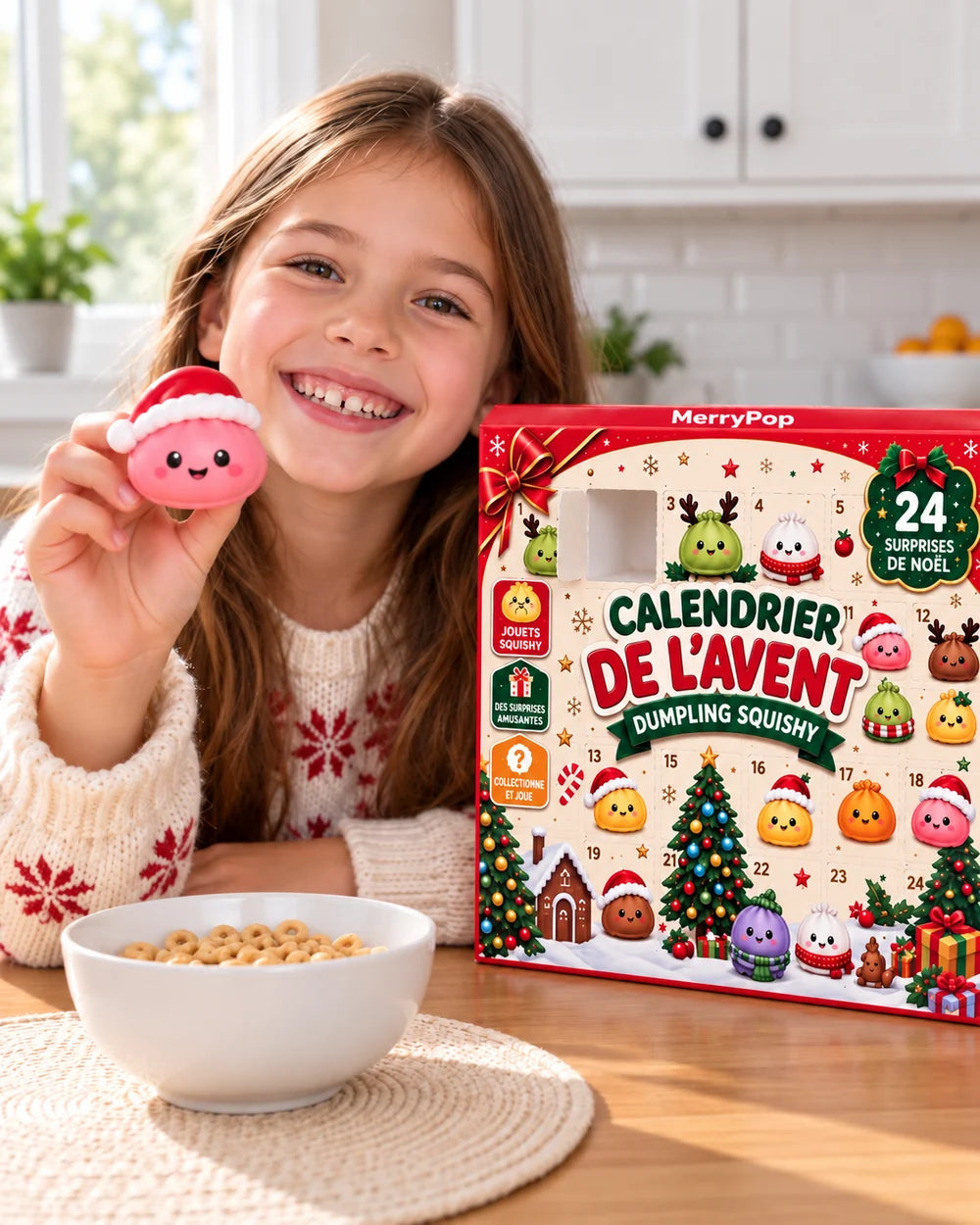 Calendrier de l’Avent Squishy 24 jouets à découvrir