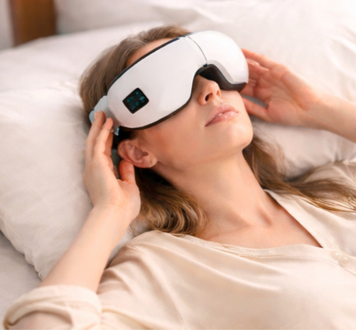 Massageur pour les Yeux 4-en-1 — Chaleur Douce & Relaxation Profonde