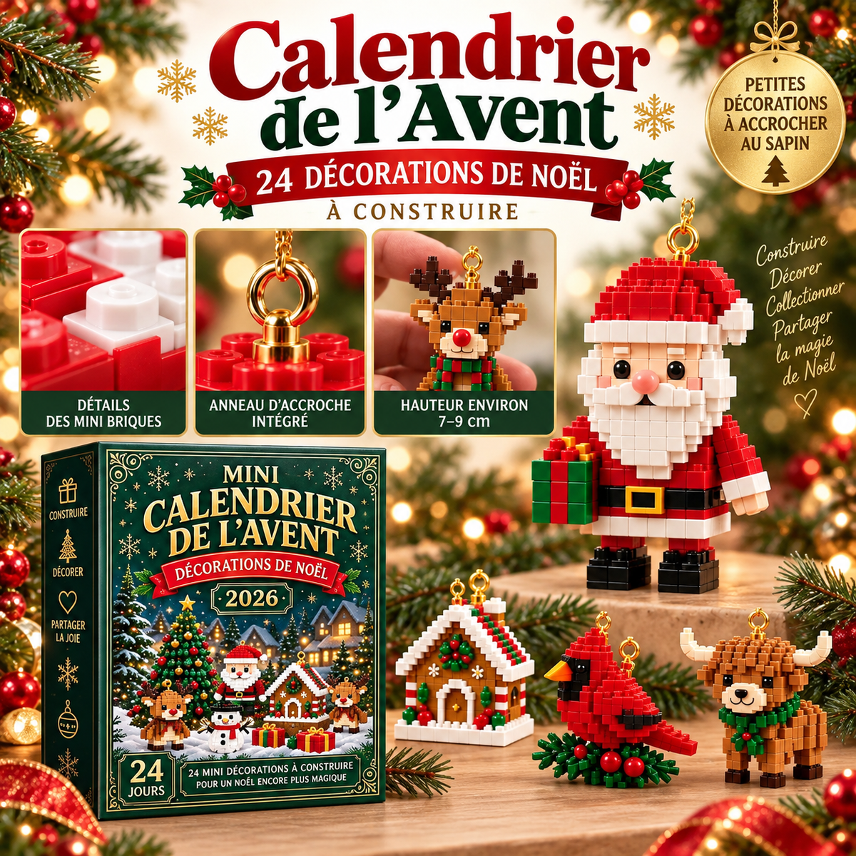 Calendrier de l’Avent à construire