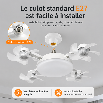 Ventilateur Drone avec Télécommande