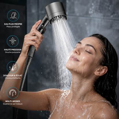 Douche filtrante haute pression Hydroluxe™