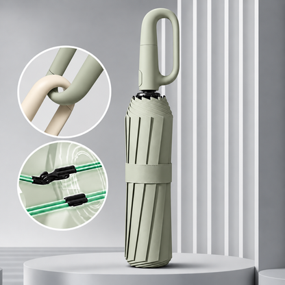 Parapluie Automatique Compact – Coupe-Vent 20 Baleines et Protection UPF50+
