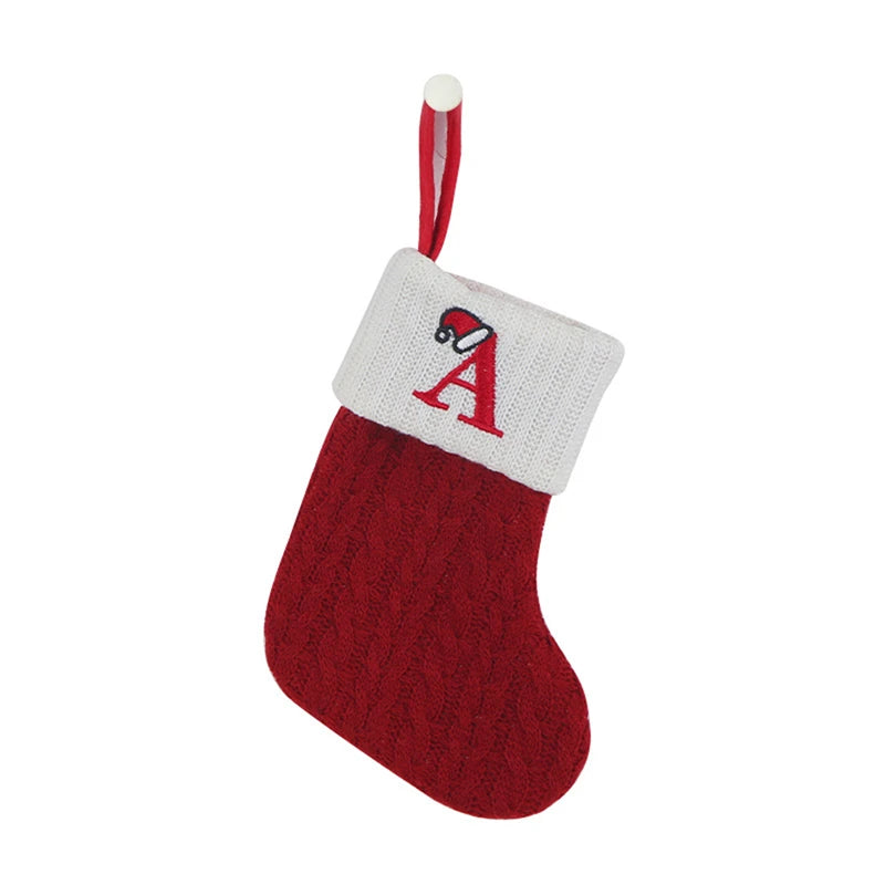 Chaussette de Noël à suspendre avec lettre
