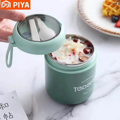 Boîte Repas Thermique Inox 510ml avec Cuillère