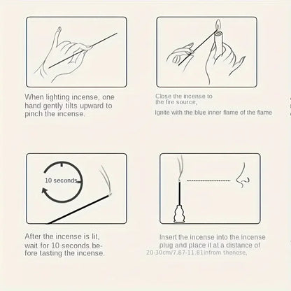 Encens Santal & Agarwood – 400 Bâtons Naturels