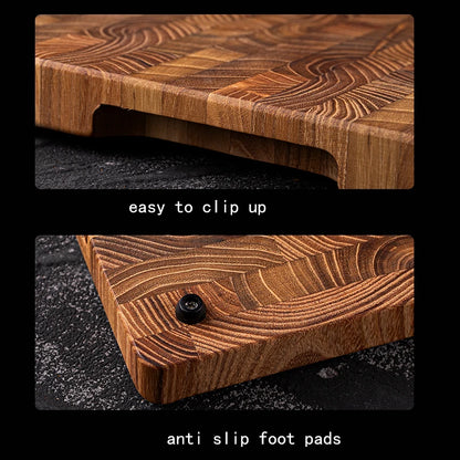 Grande Planche à Découper en Bois de Teck