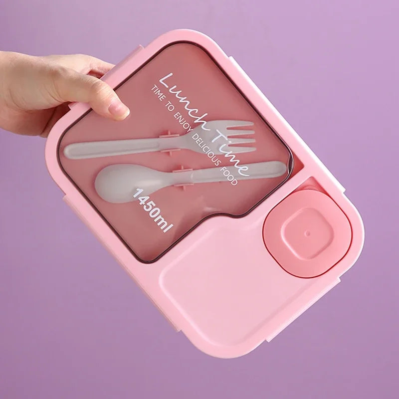 Boîte Bento Enfant Kawaii 3 Compartiments Lunch Box
