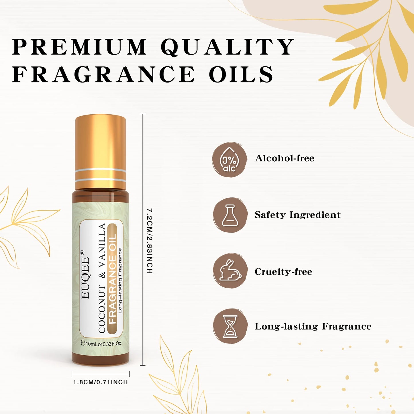 Huile de Parfum EUQEE 10 ml Roll-On