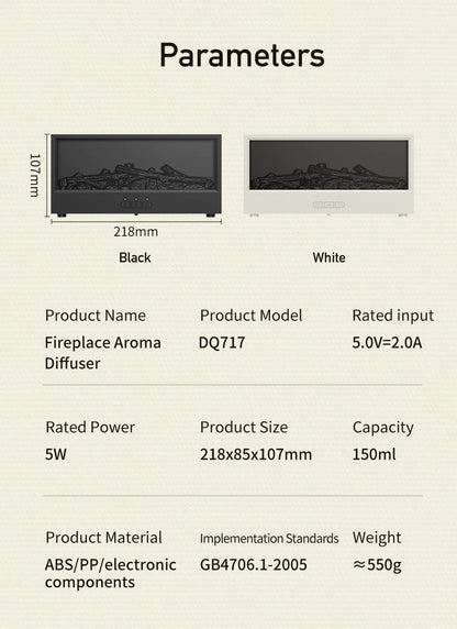 Humidificateur d’Air télécommande et LED