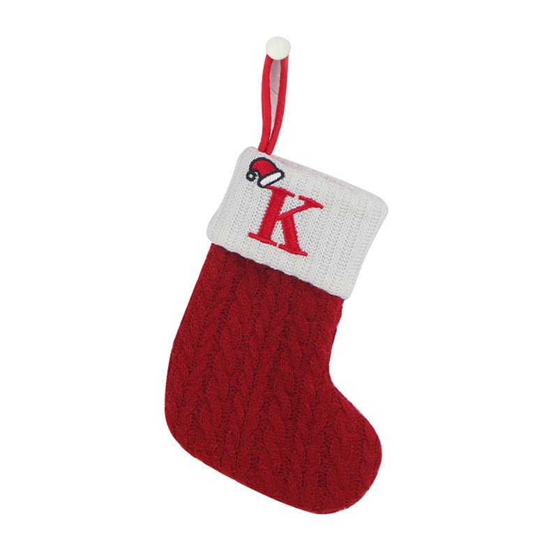 Chaussette de Noël à suspendre avec lettre