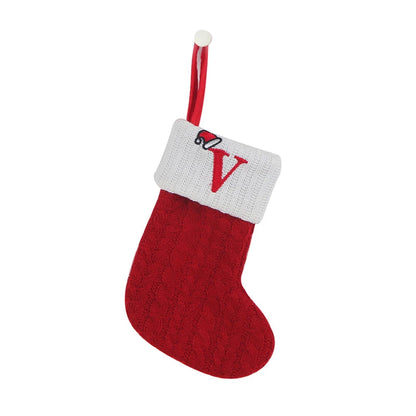 Chaussette de Noël à suspendre avec lettre