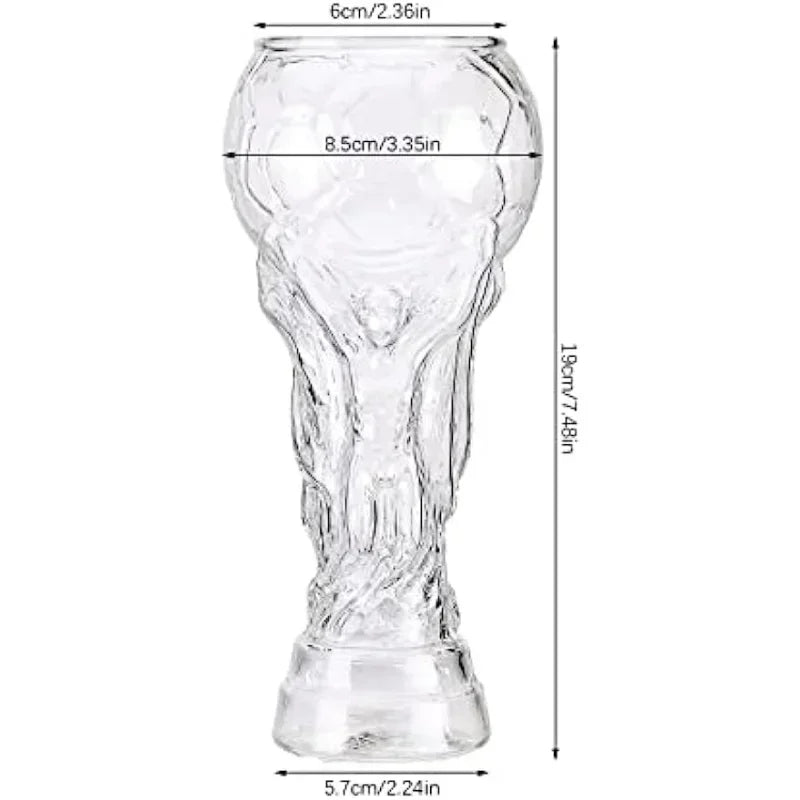 Verre à bière trophée