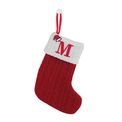 Chaussette de Noël à suspendre avec lettre