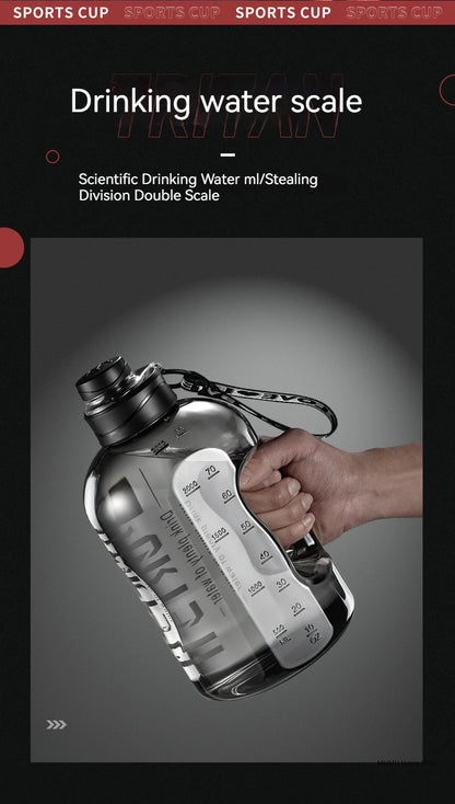 Bouteille d'Eau Sport 2.7L Grande Capacité