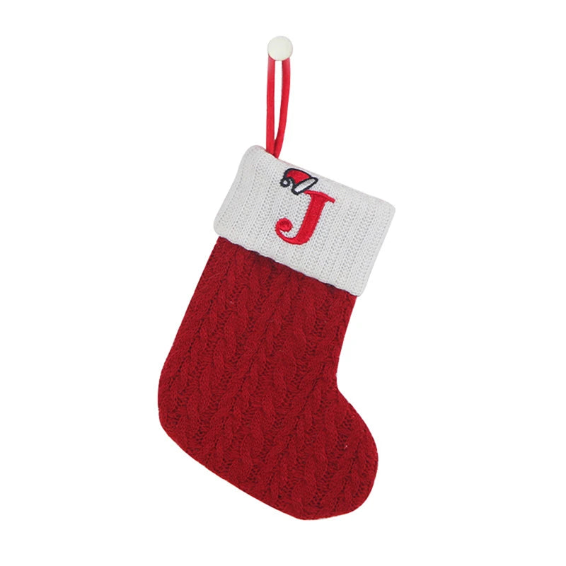 Chaussette de Noël à suspendre avec lettre