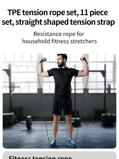 Set de 11 Bandes de Résistance Fitness