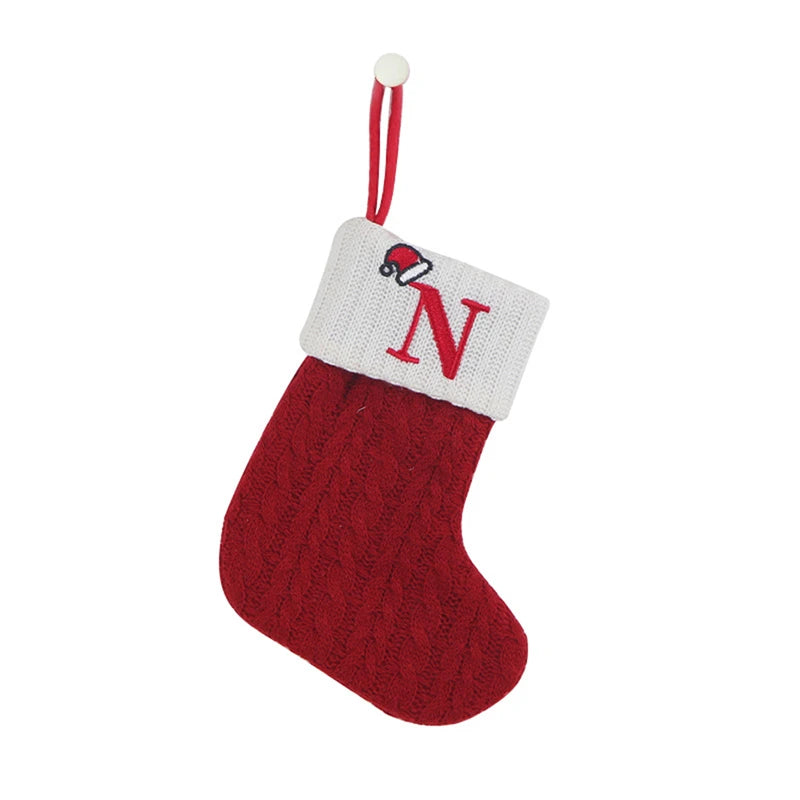 Chaussette de Noël à suspendre avec lettre