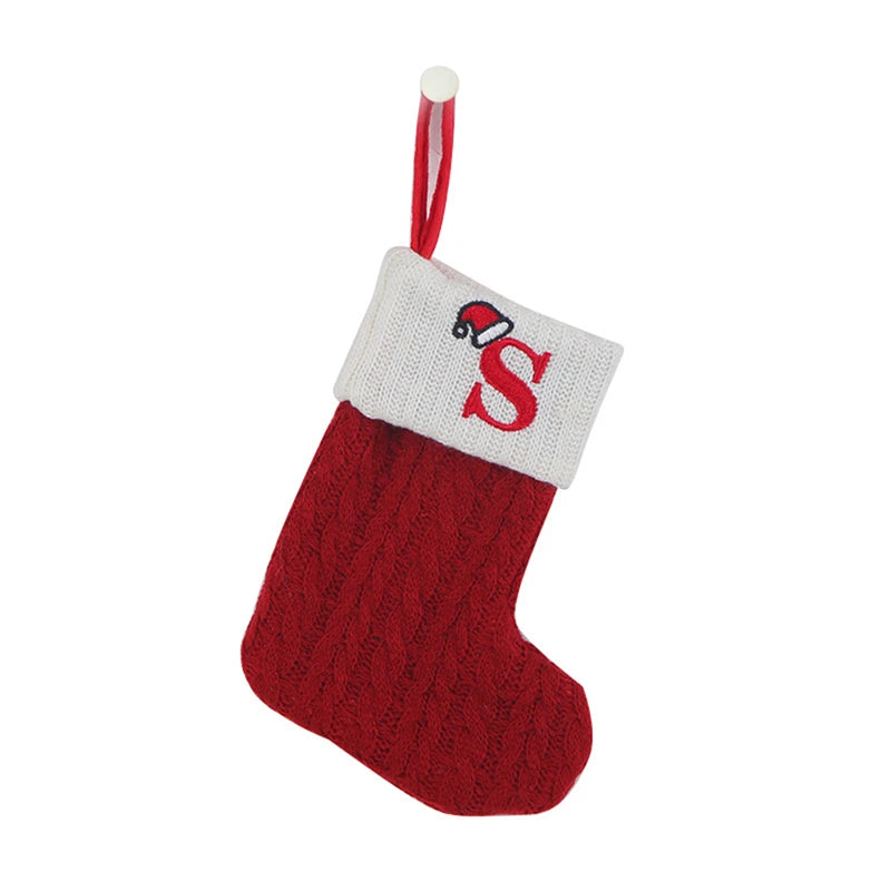 Chaussette de Noël à suspendre avec lettre