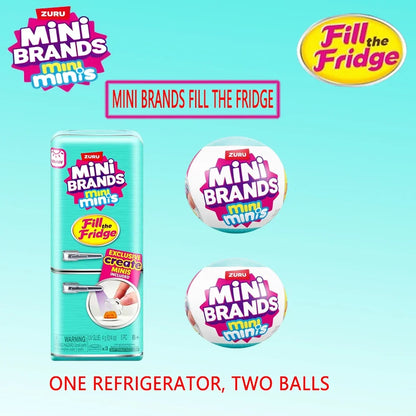 Mini Brands Blind Box Mini Réfrigérateur