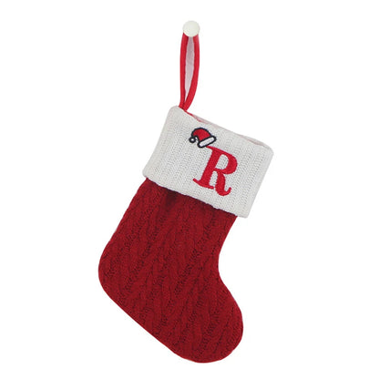 Chaussette de Noël à suspendre avec lettre