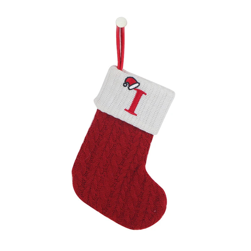 Chaussette de Noël à suspendre avec lettre