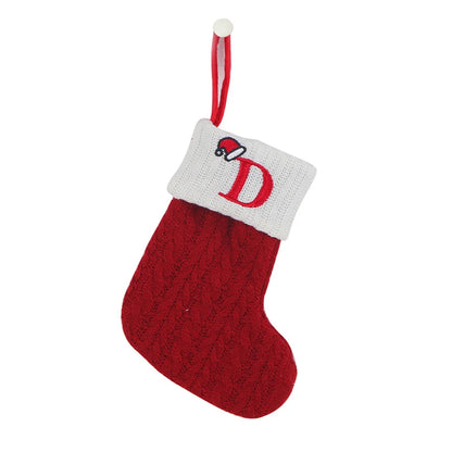 Chaussette de Noël à suspendre avec lettre