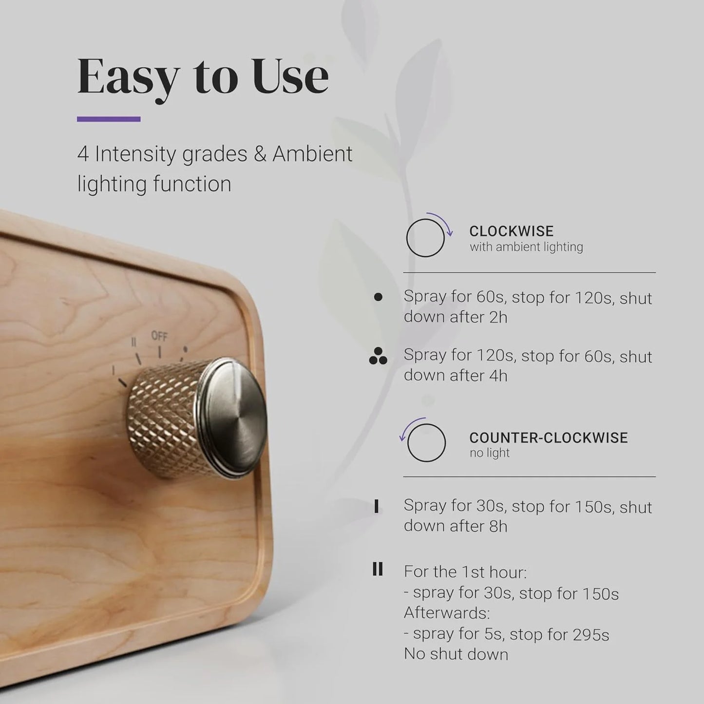 Diffuseur d’Huiles Essentielles par Nébulisation