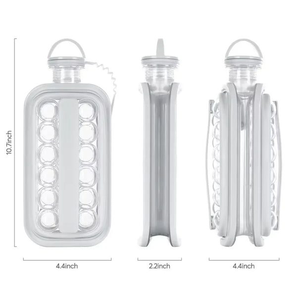 Bac à Glaçons Silicone Portable Grande Capacité