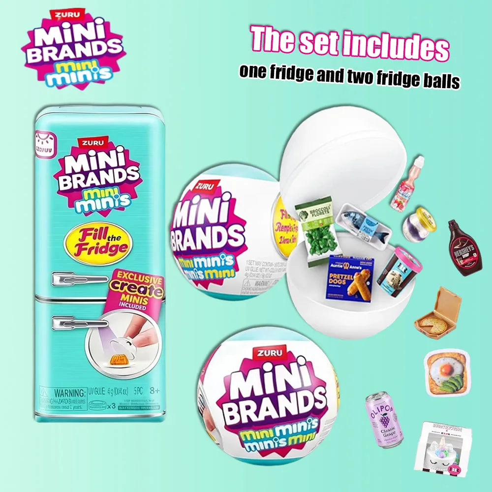 Mini Brands Blind Box Mini Réfrigérateur