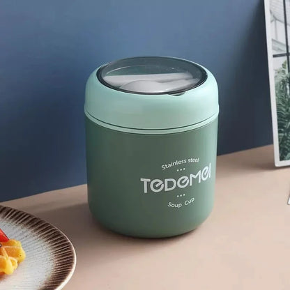 Boîte Repas Thermique Inox 510ml avec Cuillère