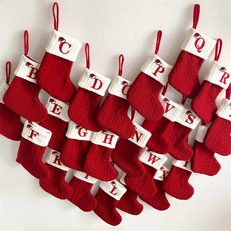 Chaussette de Noël à suspendre avec lettre