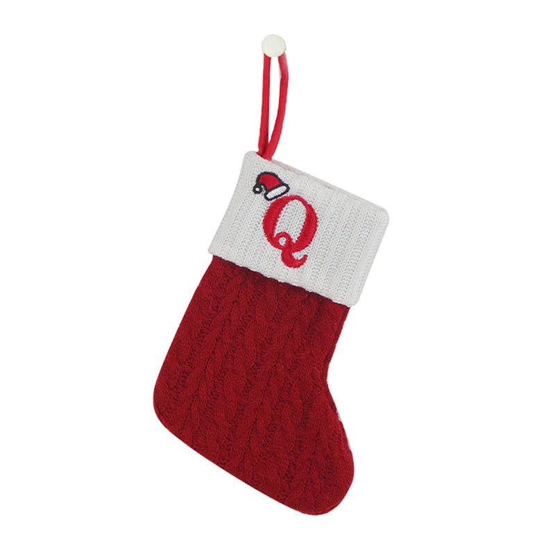 Chaussette de Noël à suspendre avec lettre