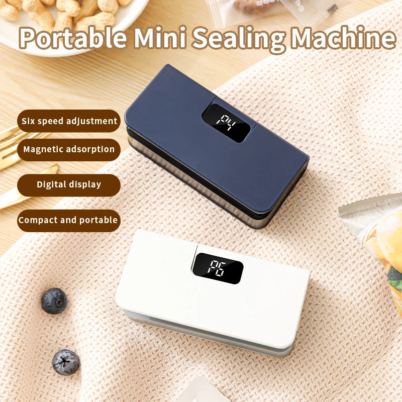 Mini Scelleuse Thermique Rechargeable pour Sacs Alimentaires
