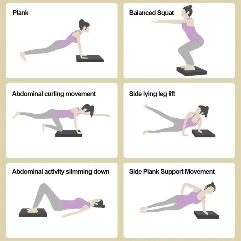 Coussin d'Équilibre Antidérapant Yoga