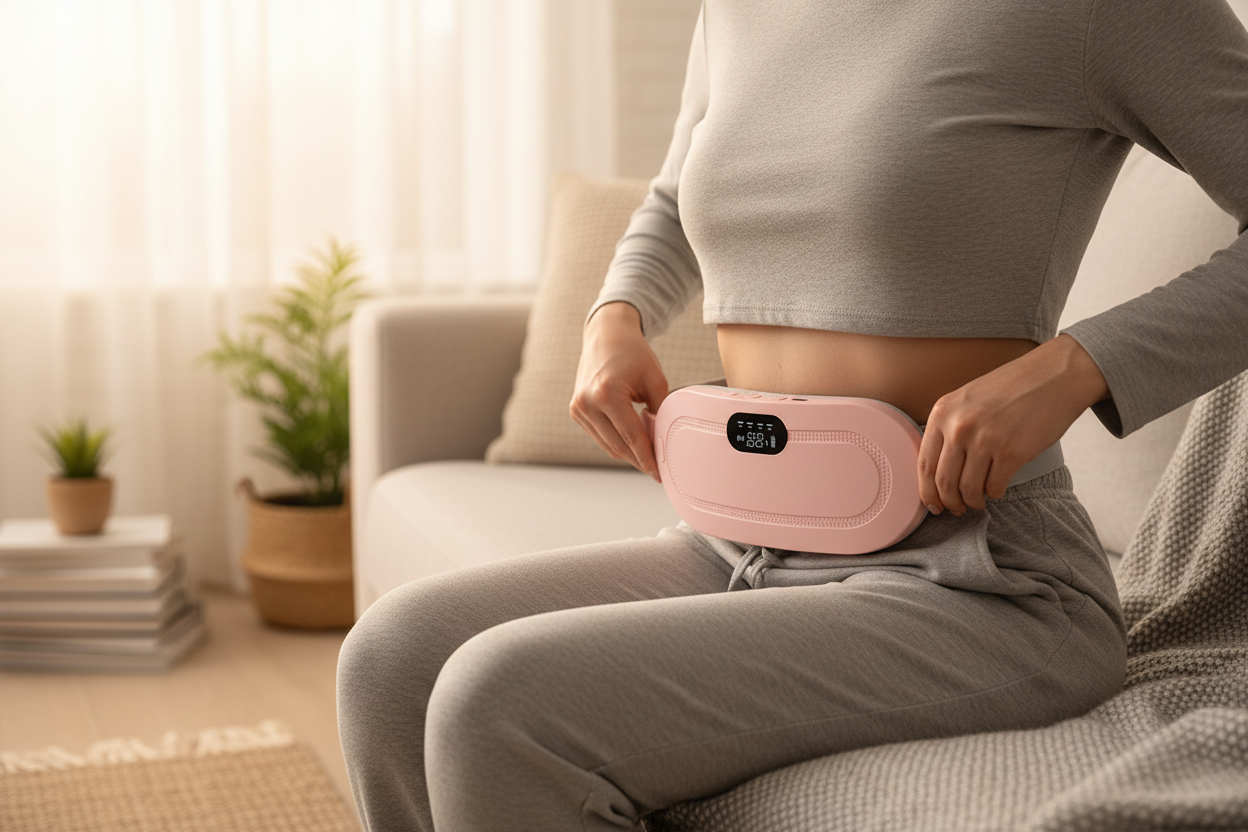 Period Massager in Use